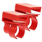 Supports de bande lumineuse LED - les clips lumineux sont fabriqués dans un matériau durable, ces kits sont durables et réutilisables pour stabiliser votre lumière, kits de support de lumière LED