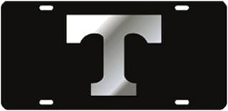 Craftique Tennessee Volunteers Black Laser Cut License Plate - Mirror T