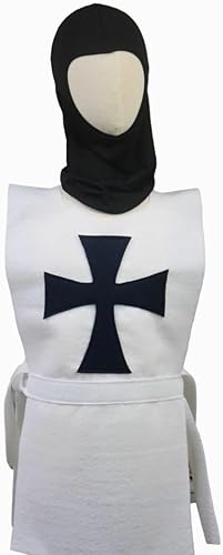 Miniatura 5 de Deluxe KNIGHT TEMPLAR Costume Set (Medieval, Renaissance, Ren Fest) - Baby, Toddler, Kids, Teen, and Adult Sizes (Toddler 2-4y, Red)