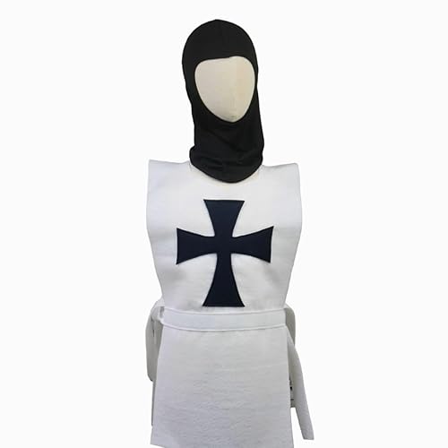 Miniatura 5 de Deluxe KNIGHT TEMPLAR Costume Set (Medieval, Renaissance, Ren Fest) - Baby, Toddler, Kids, Teen, and Adult Sizes (Toddler 2-4y, Red)