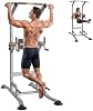 Estación multifuncional de dominadas con bandas de resistencia Pilates, estación de fondos estable de 450 libras con apoyos para flexiones, equipo de entrenamiento de fuerza para gimnasio en casa 2