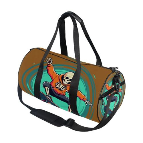 Bolsa de deporte redonda para organizar tu ropa f&aacute;cilmente en el gimnasio