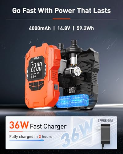 GICLE 22PSI Rechargeable SUP Pump
