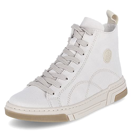 Rieker Damen N3944 Sneaker, weiß, 37 EU