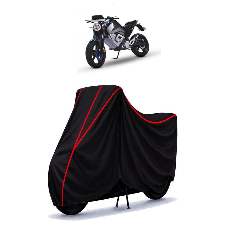 Image of Oben Rorr Water Resistant Bike Cover for All Motorcycles & Rain | Heavy Duty Taffeta Fabric | UV Protection, Dustproof, Scratchproof | All Weather Two Wheeler Body Cover with Elastic Bottom