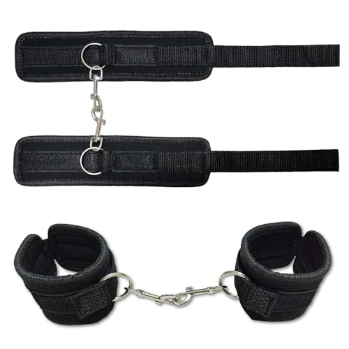 QMARK Goat Milking Hobbles Binding Straps 2 Pack Black for Nigerian Dwarf and Nubian Goats