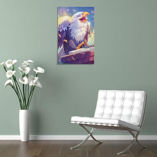 Affiche décoration aigle tableau toile de qualité supérieure