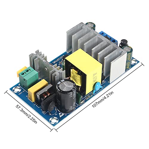 Image of 2pcs AC to DC Isolated Power Supply Module, 24V 4A, 5V 1A Dual Output, 120W Max, AC 120V 90-256V 50 /60Hz, Overcurrent /Overload /Short Circuit Protection, Industrial Power Module