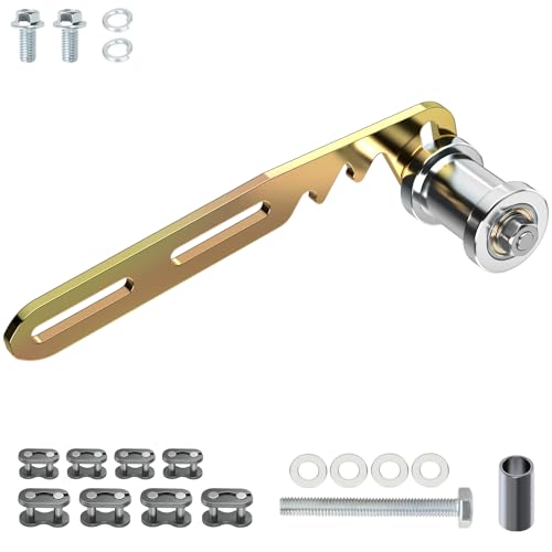 RZEOZU Universal Mini Bike Chain Tensioner Adjuster Bracket Compatible with Coleman CT200U Predator 212cc 79cc 224cc 196cc GX160 GX200 Engine CT200U-EX BT200X Baja DB30 Minibike Parts with Roller