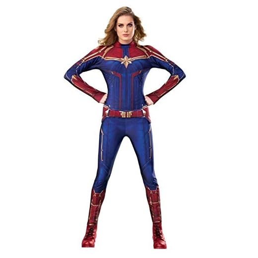 Rubies - Disfraz Oficial del Capitán Marvel Hero para Mujer