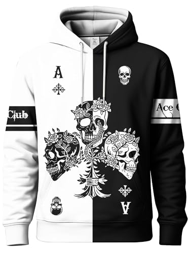 Image of PAGYMO Graphic Hoodies for Men Funny Novelty Pullover Hooded Sweatshirt