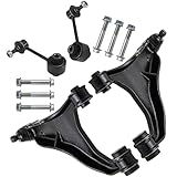 Detroit Axle - Rear Upper Control Arms w/Ball Joints Sway Bar End Links Replacement for Subaru Forester XV Crosstrek - 4pc Set