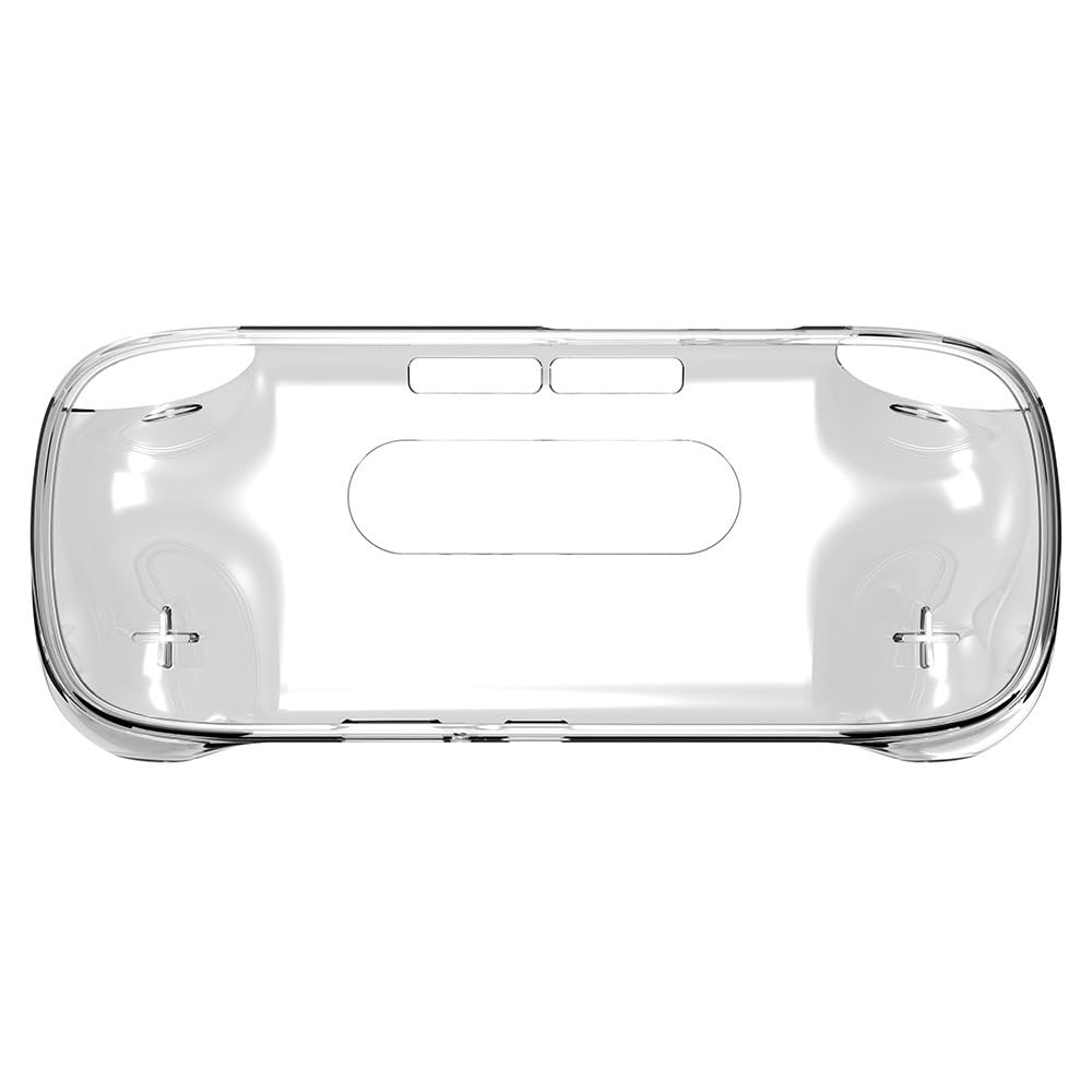 Walieoka Protective Case Compatible with Retroid Pocket 5,TPU Protective Cover Game Console with Ergonomic Grip - Anti-Collision and Non-Slip (Transparent)