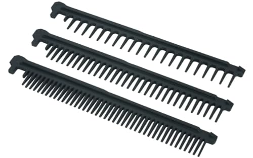 Rowenta SteamPod 4, Lot de 3 Peignes pour Fer à Lisser, Noir