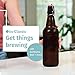 Otis Classic Swing Lid Glass Bottles with Lids Flip Stoppers for Second Fermentation Kombucha Water Kefir Brewing Beer Set of 6 16 oz Amber
