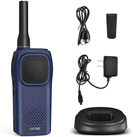 Digital&Analog Walkie Talkie - Two Way Radio, Long Range Business Walkie Talkies for Adults Rechargeable Hands Free 2 Way Radios, Up to 30h Standby Time, Automatic Backlight LED Screen
