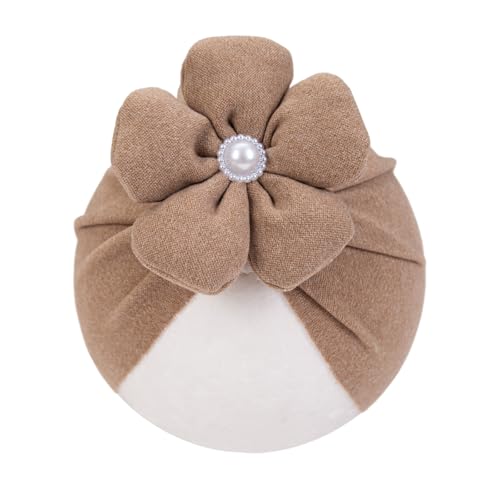 KIDOCHEESE Baby Turban Hats Baby Girl Flower Cap Hats Knot Soft Cute Beanie for Newborn Infant Toddlers Kids4