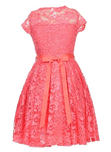 Image of iGirlDress Little Girls Floral Lace Flower Girls Dresses sizes2-14