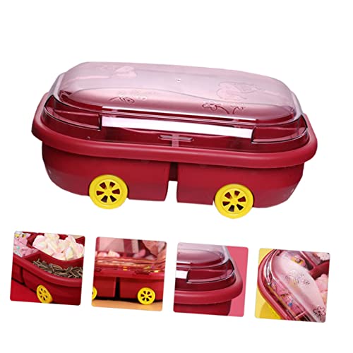 DOITOOL 1Pc Prato De Frutas Para Carro Desenhos Animados Caixa De Presente De Doces Bandeja De Fruta