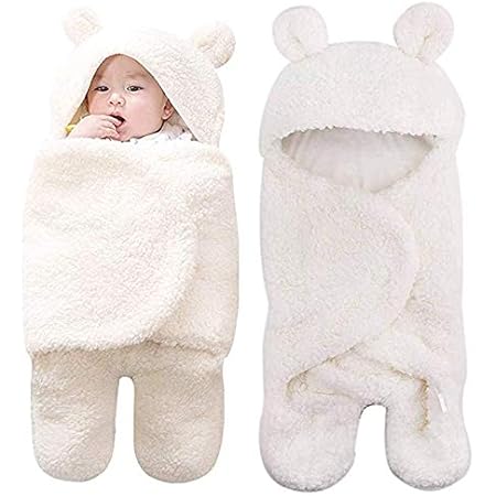 Lawei Bebe Unisexe Gigoteuses Couverture Chaud Hiver D Emmaillotage Avec Pieds Separe Bebe Fille Garcon Pour Nouveau Ne Bebe Garcon Fille Blanc Amazon Fr Bebe Et Puericulture