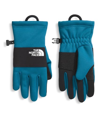 Image of The North Face Little Kids' Sierra Fleece Etip Glove - Touchscreen Compatible, Silicone Gripper Dots, Pairing Clip