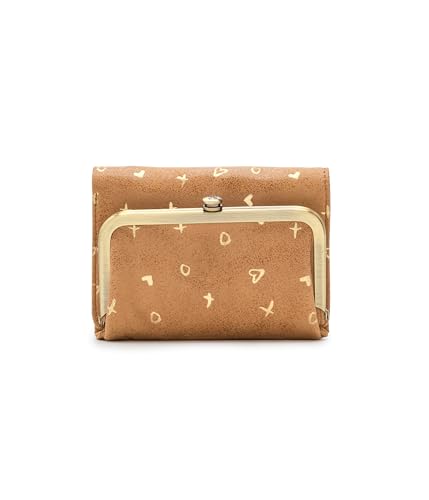 HOBO Womens Robin Compact Wallet Whiskey One Size