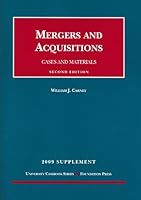 Mergers And Acquisitions, Cases And Materials, 2d, 2009 Supplement (University Casebook) 1599416603 Book Cover