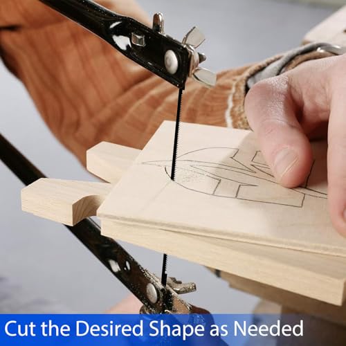 TXErfolg 50 Stück Dekupiersägeblatt 127mm Feinschnitt Laubsägeblätter mit Stift 10/15/18/20/24 Zähne passend für Dekupiersägen für Elektrowerkzeug Zubehör Holzbearbeitung