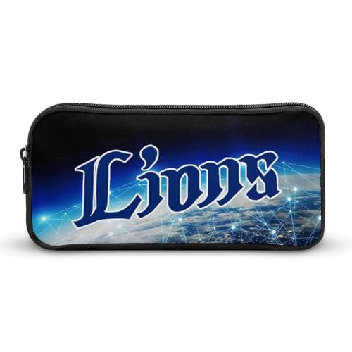 埼玉西武ライオンズ文具ケース ペンケース 収納グッズ 筆箱 ペンバッグ 筆入れ 多機能 学用品収納 大容量軽量 伸縮性が良く、繰り返し使用可能 傷防止 防汚 掃除が簡単 いろいろな文房具を収納 オフィス小物 コスメバッグとして 男女兼用 携帯便利