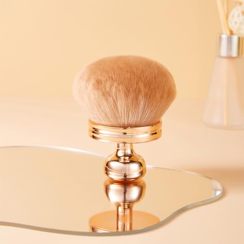 Coshine NCS-202406 Extra Large Rose Gold Self Tanning Blend Brush, 3 Inch Width Professional Kabuki Powder, Foundation, Blusher, Bronzer, Self-Tanner Face And Body Brush thumb #8