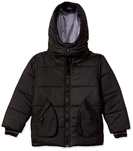Image of Amazon Brand - Jam & Honey Boys Quilted Winter Jacket With Detachable Hood | Age 2-12 Years