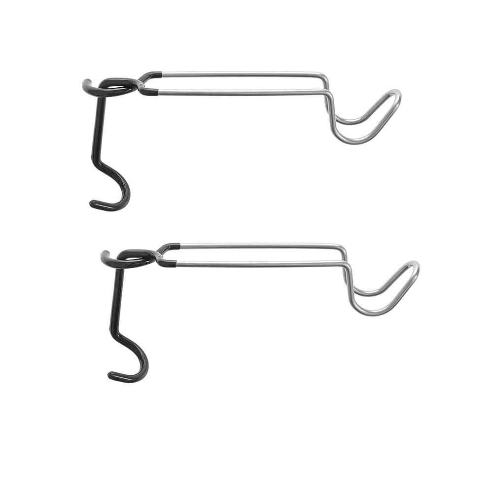 Wejjue 2Pack Camping Hook Hanger Stainless Steel lamp Hanger Stand Camping Lantern Hook Non-Slip Lamp Hanger