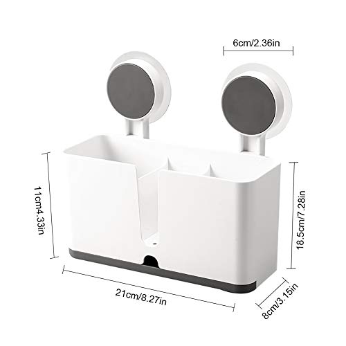 Porta spugne da cucina con 2 ventose per spugne