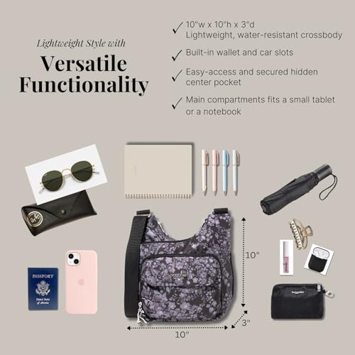 Image of Baggallini Women Criss Cross Crossbody Bag