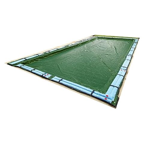 Blue Wave Silver 12-Year 20-ft x 40-ft Rectangular In Ground Pool Winter Cover Cover