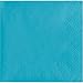 Creative Converting Touch of Color 3-Ply 50 Count Paper Beverage Napkins, Bermuda Blue