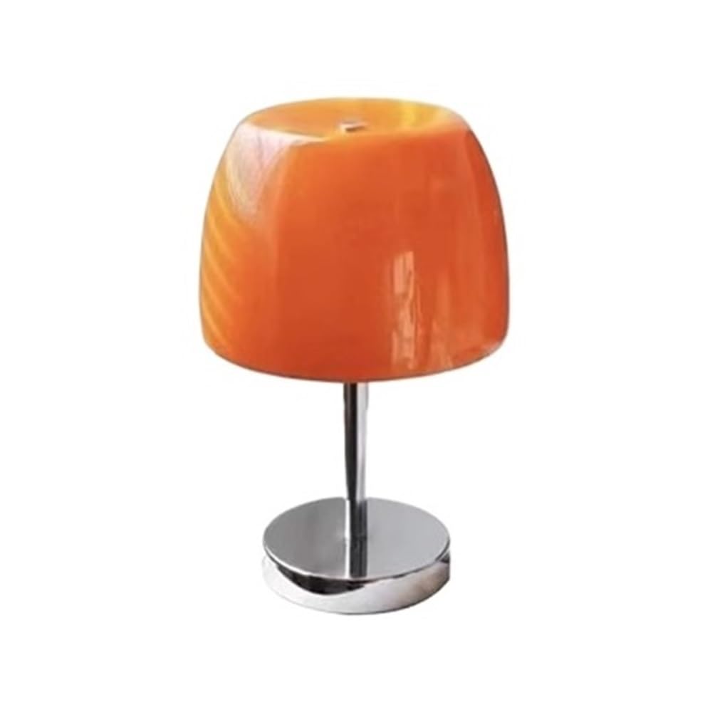 Z4T8M2K6G5 Bedside Lamp Bedside Table Lamp Living Room Study Bedroom Night Light(Orange)