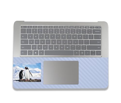 Image of MightySkins Carbon Fiber Skin Compatible with Microsoft Surface Laptop Studio 2 (2023) Full Wrap Kit - Penguin | Protective, Durable Textured Carbon Fiber Finish | Easy to Apply | Made in The USA