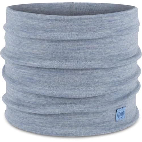 Buff tour de cou Merino Heavyweight pour randonnée et outdoor bleu