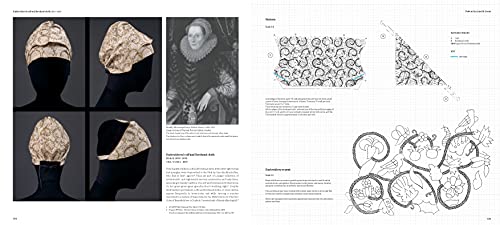 V&A 350 COLOUR, 700 LINE DRAWINGS Seventeenth-Century Women'S Dress Patterns: Book 1 thumb #8