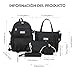 Ergocar Moda 5 en 1 Mochilas Escolar Adolescente con Bolso de Mano Imagen de Ergocar Moda 5 en 1 Mochilas Escolar Adolescente con Bolso de Mano