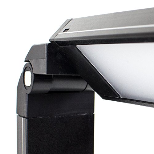 Newhouse Lighting NH-LEDMAS-B 10W Modern LED Adjustable Desk Lamp with Color Temperature Change, Dimming and USB Charging, Black - Thumbnail 3