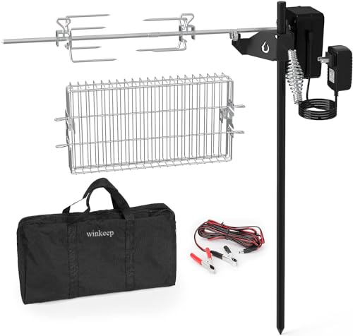 winkeep Roasting Jacks, Outdoor Open Flame Camping Grill