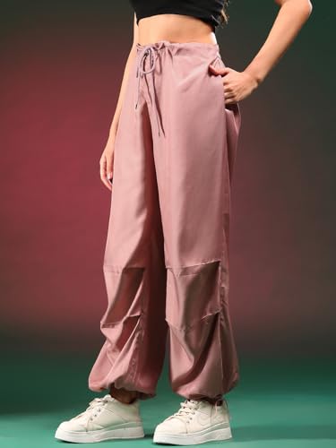 Image of KOTTY Women's High Waist Pleated Wide Leg Trousers