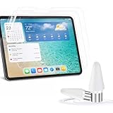 Xiciki 3 Stück Papierfolie Kompatibel für iPad 11. Gen 2025, für iPad 10. Gen 2022, für iPad Air 11 M2 2024 & M3 2025, Anti-Glare Zum Natürlichen Zeichnen & Schreiben (3pcs+2-teilige Federn)