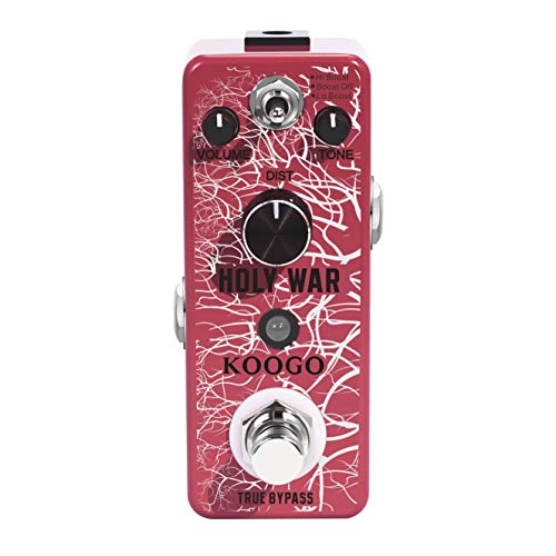 Koogo Heavy Metal Distortion Pedal Holy War Effect Pedals for