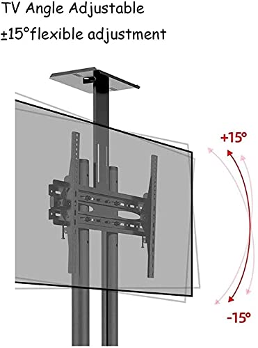 Soporte móvil para TV 32" a 70" con ruedas y bandeja miniatura 3