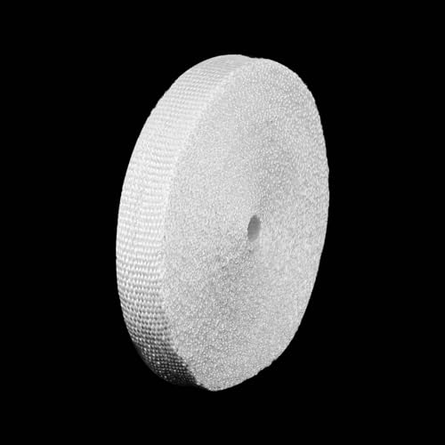 Image of MECCANIXITY 1pcs Fiberglass Cloth Tape 30m(33 Yard) x50mmx3mm E Glass Fiber Fiberglass Mesh Glass Fiber Mesh Woven Fiberglass Fabrics Insulation Tape for Reinforcement Repair