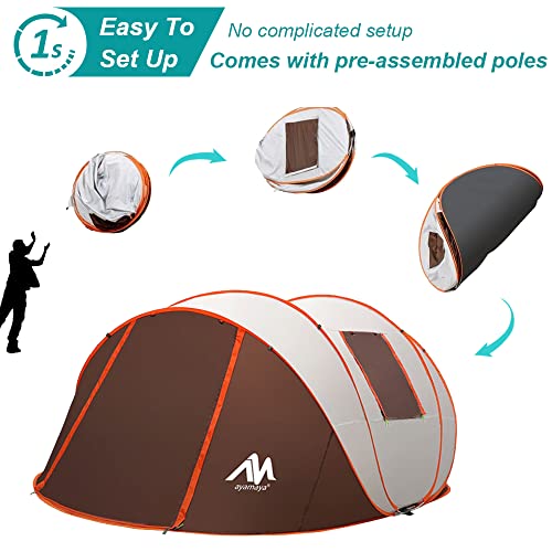 AYAMAYA Pop Up Tent 6 Person