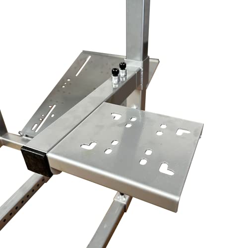 Gtr Simulator GTAF-TRI-S-S101LBK Gta-F Model Silver Frame Triple | Single Monitor Stand thumb #4